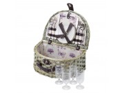 Kitchen Craft Coolmovers 'Butterfly Lane' 4 Person Picnic Basket